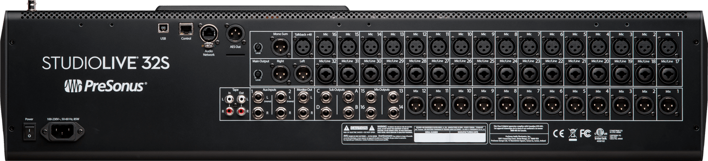 StudioLive® 32S Digital Console Mixer